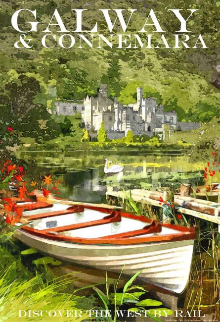 Kylemore Abbey in County Galway